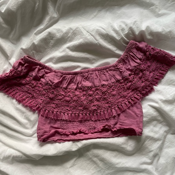 Off shoulder summer crop top - Picture 2 of 2